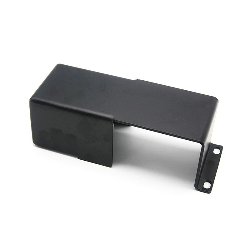 Black Powder Coating Q235 Steel Sheet Metal Bending Bracket