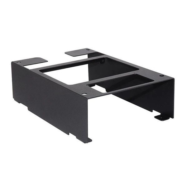 Black Powder Coating Q235 Steel Sheet Metal Bending Bracket