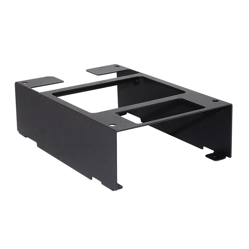 Black Powder Coating Q235 Steel Sheet Metal Bending Bracket