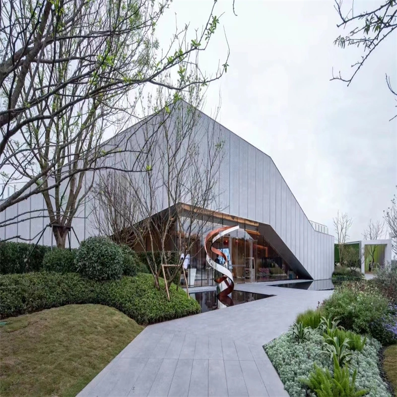 Laser Cut Perforated Metal Screen Panels for Stair