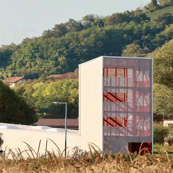 Expanded Aluminum Metal Mesh Facade Cladding