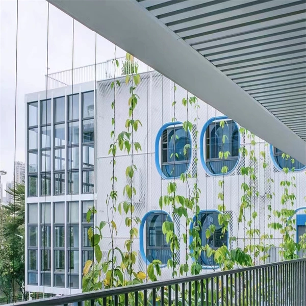 Expanded Aluminum Metal Mesh Facade Cladding