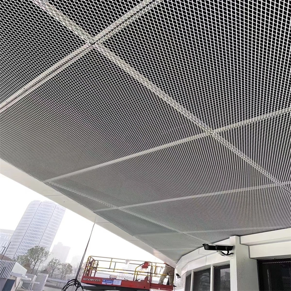Expanded Aluminum Metal Mesh Facade Cladding