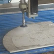 Water Jet Cutting On Stone