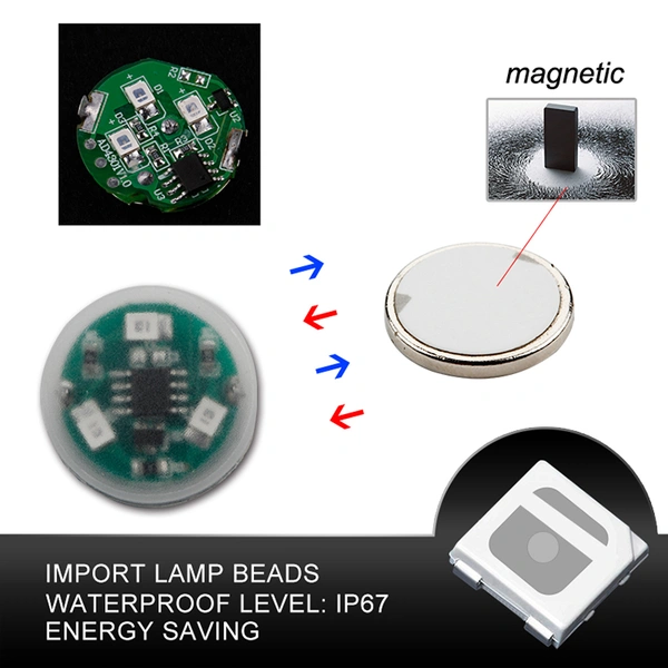 12V 4pcs car door light tri-color strobe auto led door anti-collision warning lamp