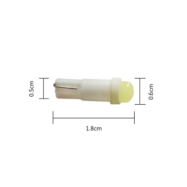 Ceramic Auto LED T5 Bulb 1SMD Car Interior Lights Dashboard Lamp Bulbs