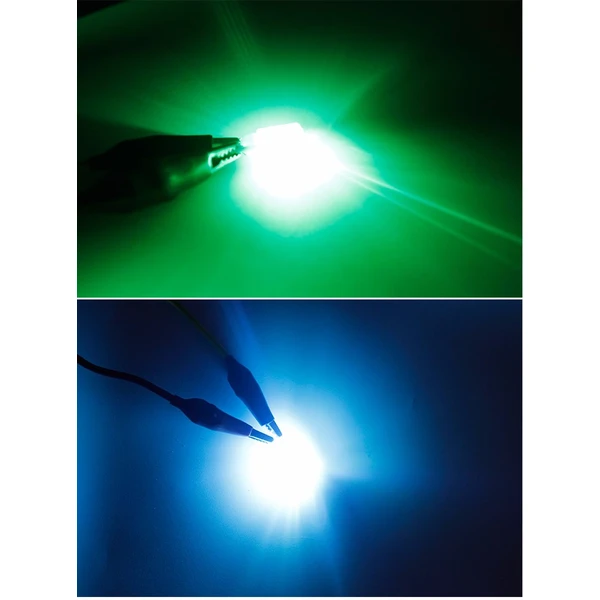 12V silicone crystal t10 3014 24smd w5w led white strobe light