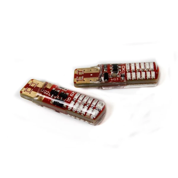 T10 12V strobe bulb silicone crystal reverse light for motorcycle