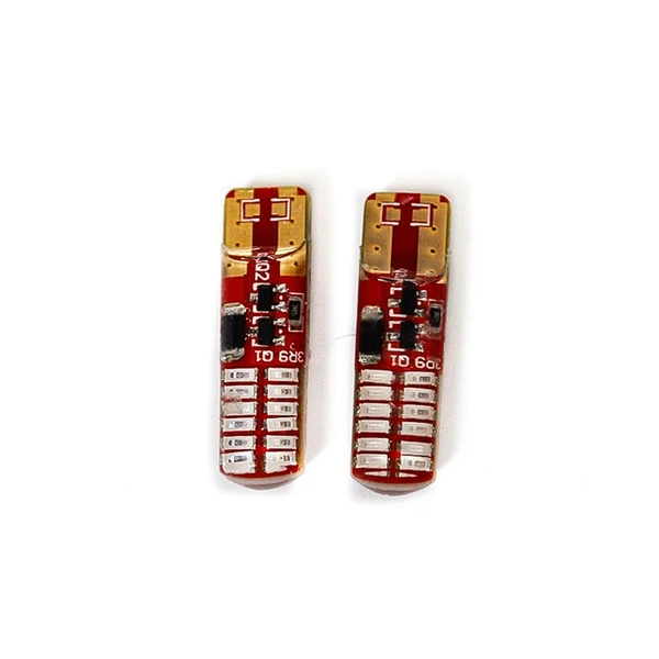 T10 12V strobe bulb silicone crystal reverse light for motorcycle