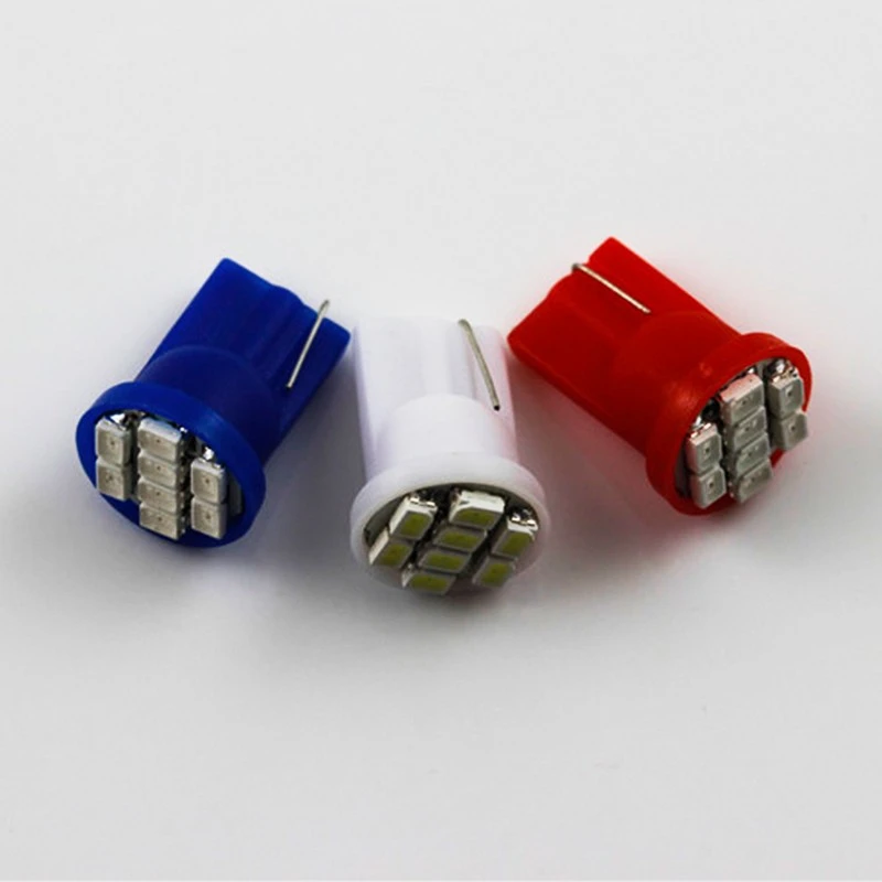 12V Car Light 1206 T10 8 SMD LED Side Maker Lamp 501 194 W5W 