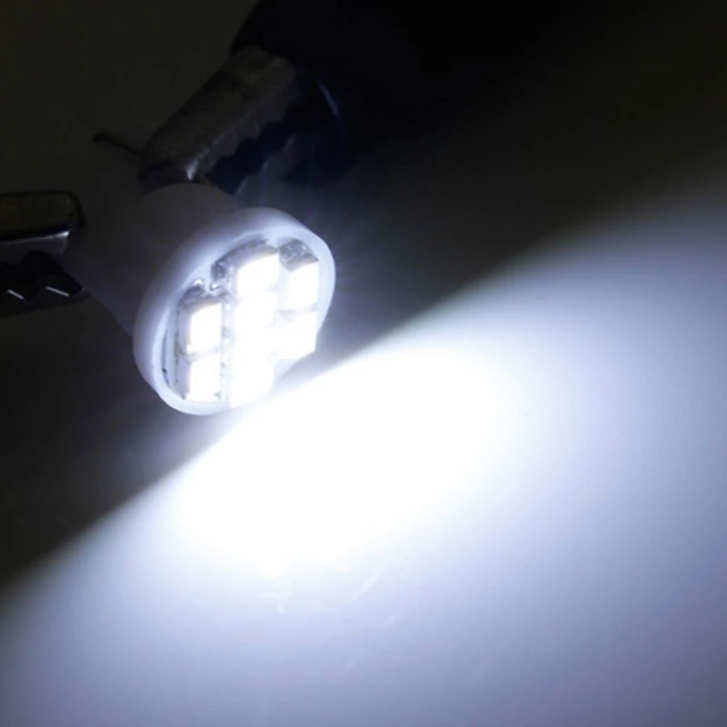 12V Car Light 1206 T10 8 SMD LED Side Maker Lamp 501 194 W5W 