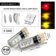 led bulb T10 silicon led RGB bulbs kit remote for cars parking light