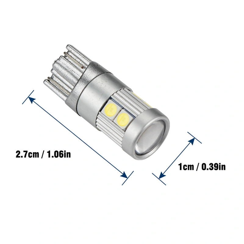 12V 9W t10 168 socket led canbus light bulb 3030 9smd for all car