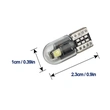 glass housing led T10 canbus bulb 3030 2SMD for interior light