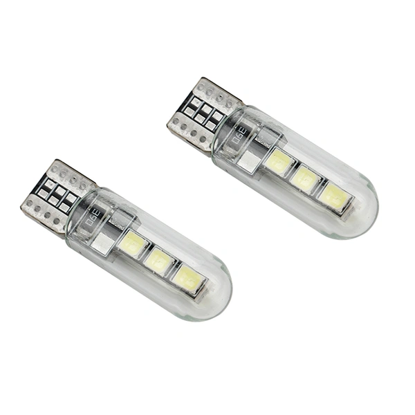  glass housing led T10 canbus light bulb 2835 6SMD for all cars