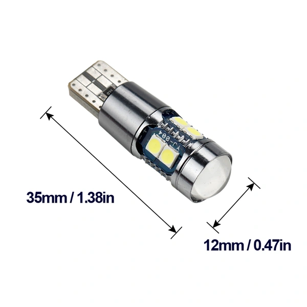 T10 led bulb w5w socket colorful canbus bulb for interior light