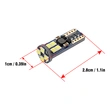 12V 600lm non polarity T10 led w5w canbus light bulb 3030 12smd