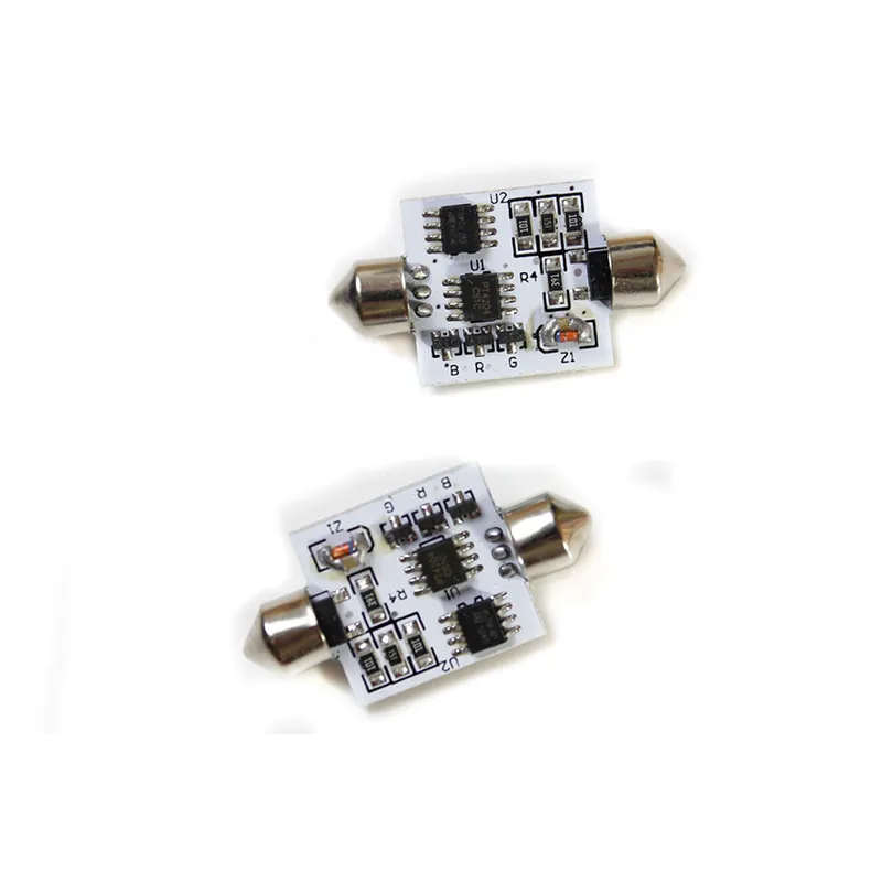 rgb светодиодные гирлянды c5w пульт дистанционного управления светодиодный интерьер автомобиля светодиодный комплект 