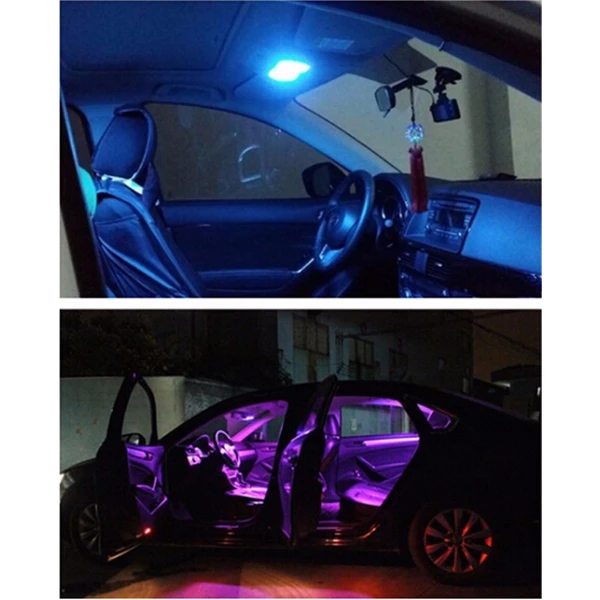 rgb светодиодные гирлянды c5w пульт дистанционного управления светодиодный интерьер автомобиля светодиодный комплект 