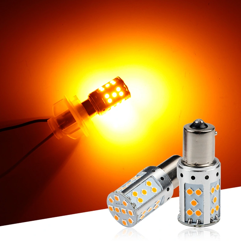 super bright 1156 12V LED bulb auto fog lamp amber led parking light 