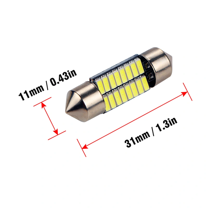 led light bulb festoon c5w canbus light 4014 16SMD for interior light