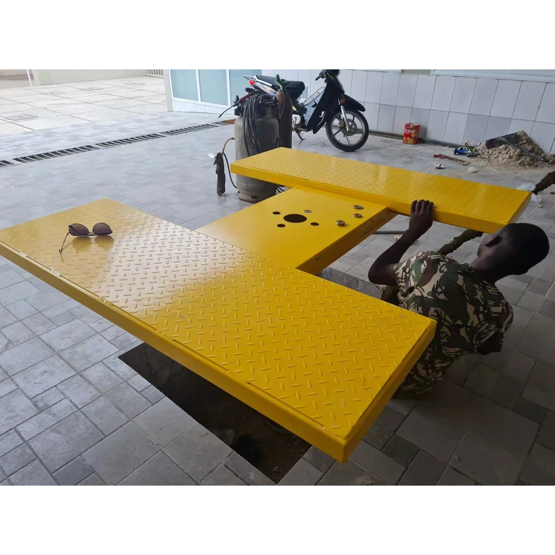 X shape Single post lift