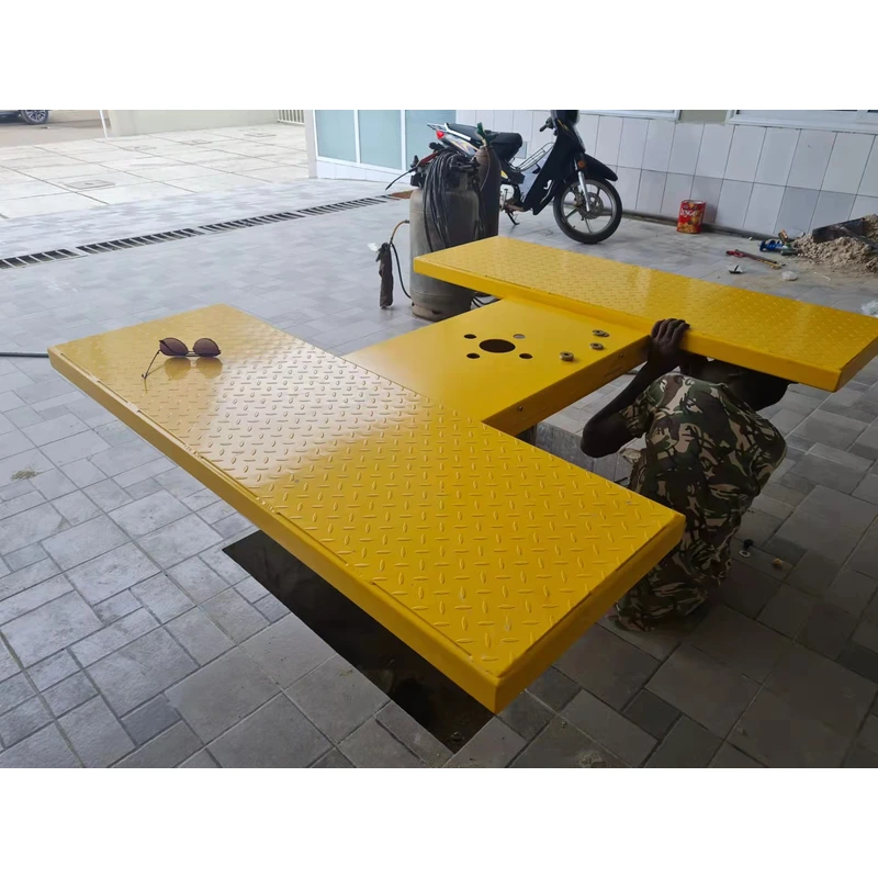 X shape Single post lift