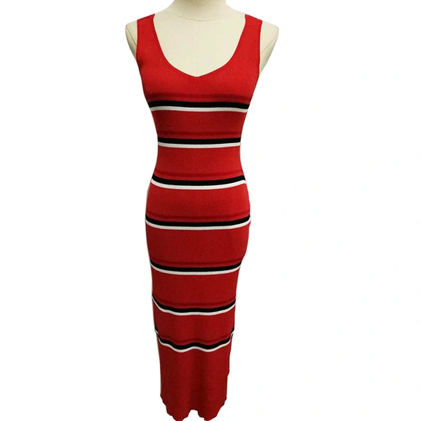 Ladies Sleeveless Knitted Dress
