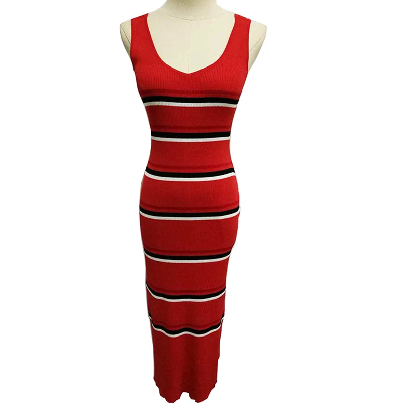 Ladies Sleeveless Knitted Dress