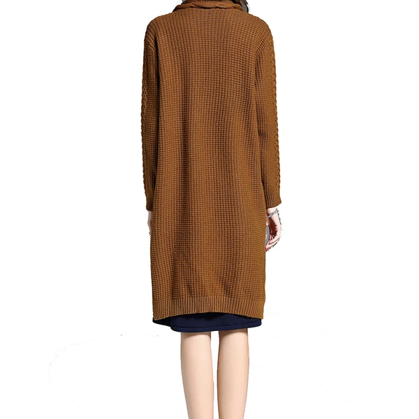 Ladies Long Style Cardigan Coat