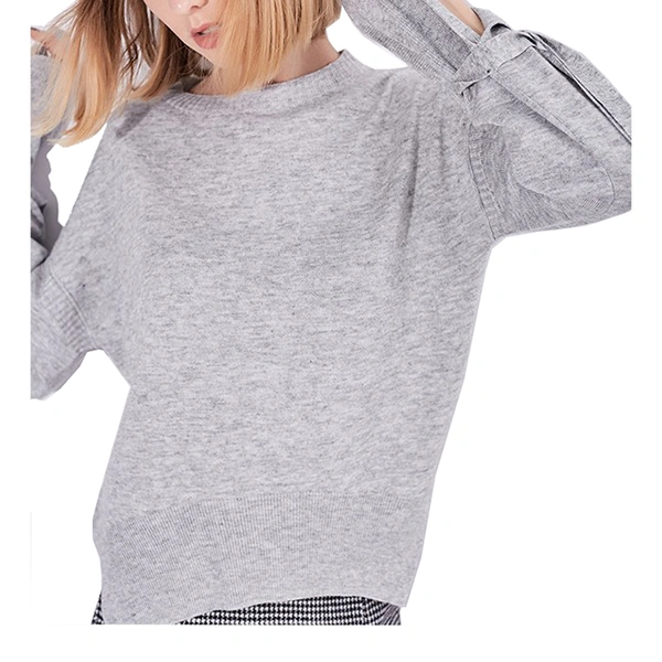 Flare Sleeved Knitted Pullover
