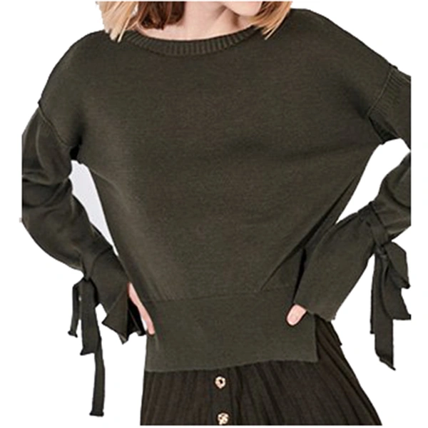 Flare Sleeved Knitted Pullover