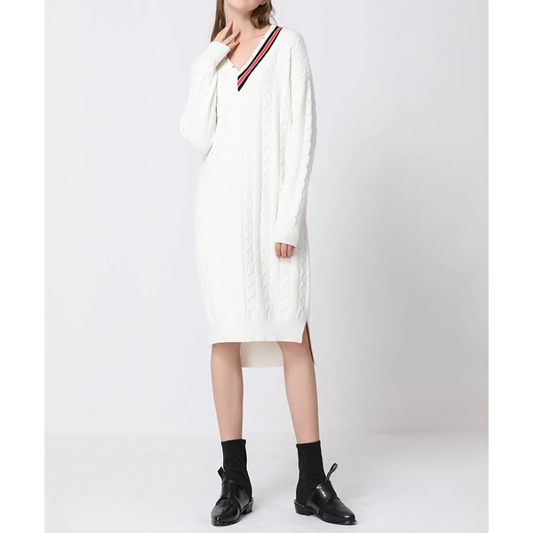 Loose Fit Long Knitted Dress