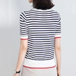 S/S Knitted Striped Shirt for Summer
