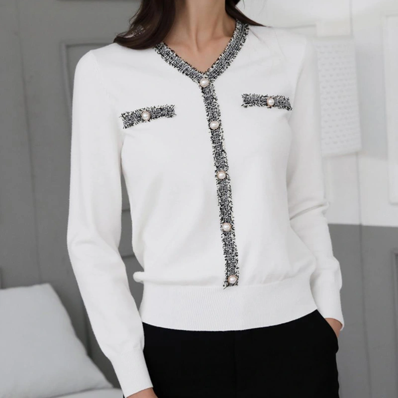 Women's V neck Cardigan