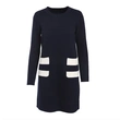 Ladies long styles knitted pullover