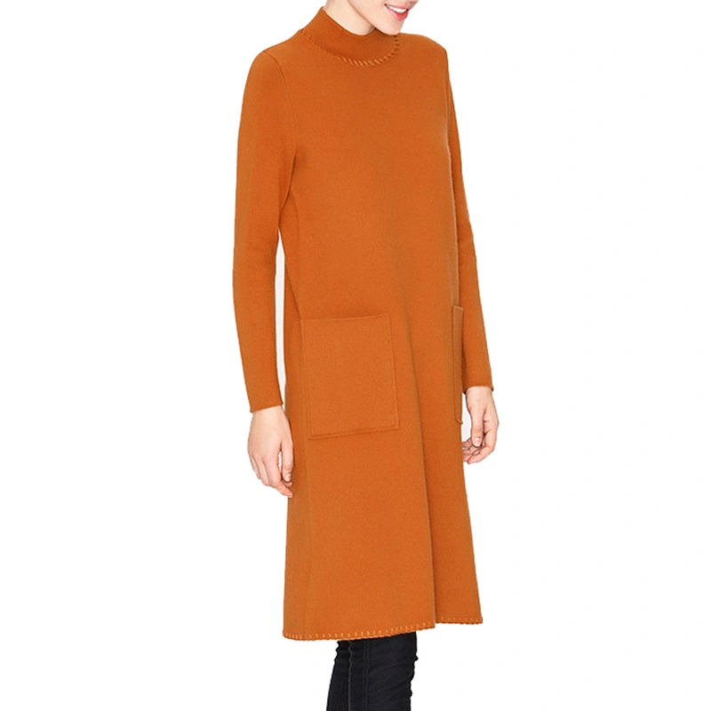 Stand Collar Straight Pullover