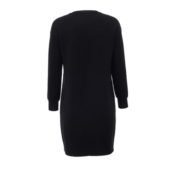 Ladies knitted pullover with printing