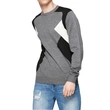 Men's Color Block Knitted Pullover