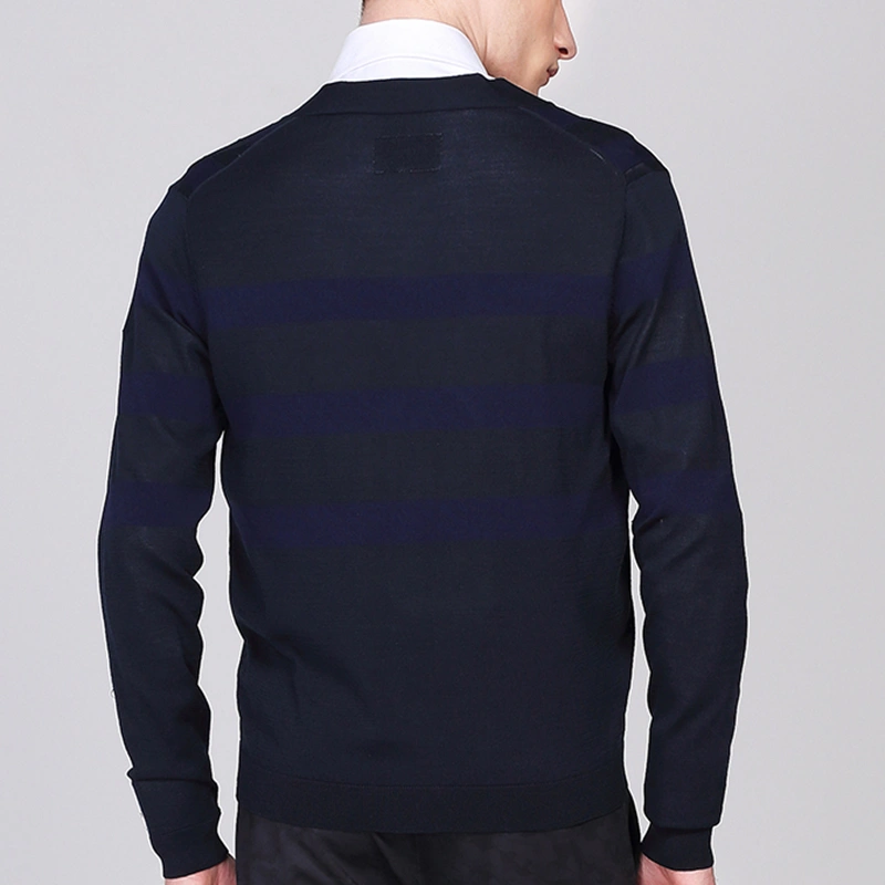 Men's Long Sleeved Cardigan Coat