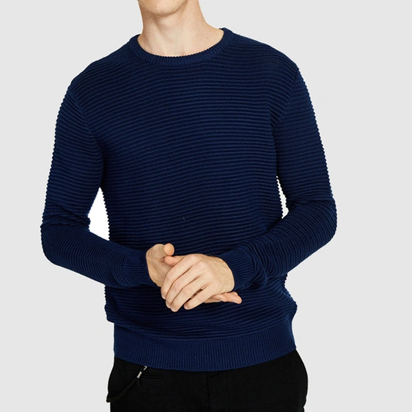 Men's Round Neck Knitted Shirt