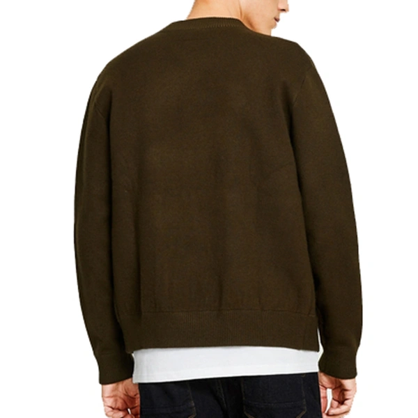 Men's Knitting Cardigan with Zipper in front