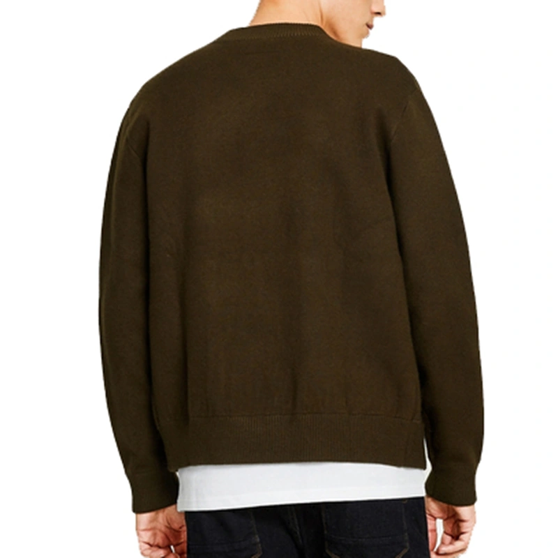 Men's Knitting Cardigan with Zipper in front