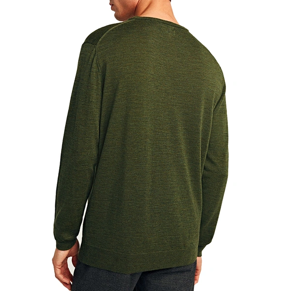Men's Round neck merino wool pullover