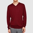 Men's Long Sleeved V-neck pullover sweater