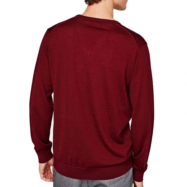 Men's Long Sleeved V-neck pullover sweater