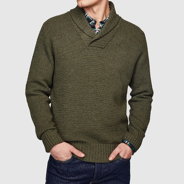 Men's Rabato Collar Pullover