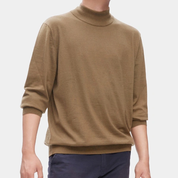 Men's Mock Neck Pullover