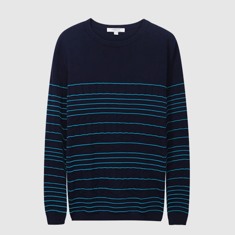 Men's Long sleeved striped pullover