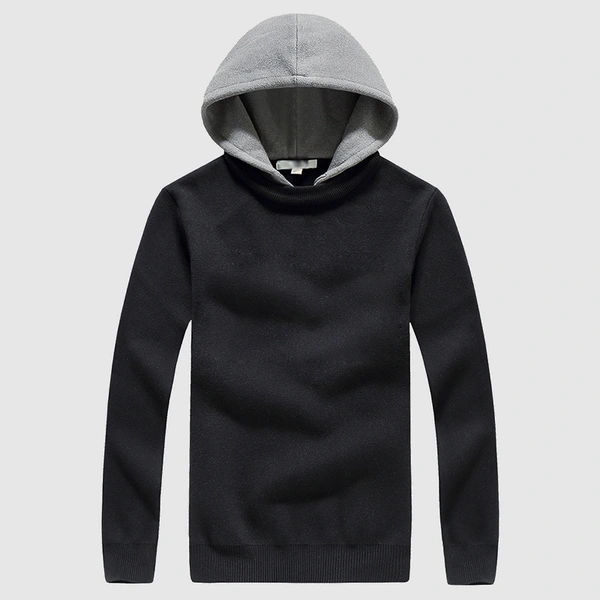 Men's Hoodie Knitted Pullover Coat